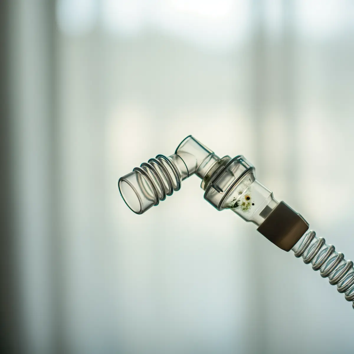 cpap tubing with visible mold
